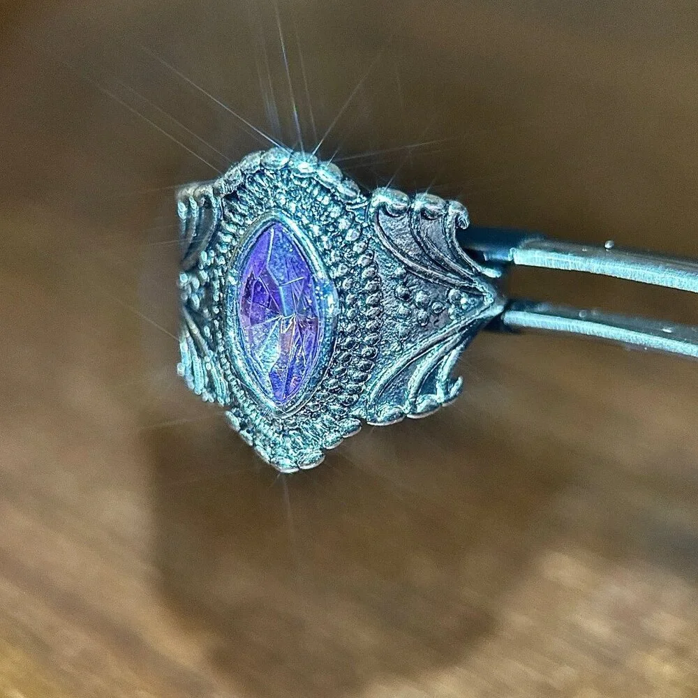 Marquis‎ Purple Stone Ring